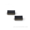 1,27 mm Cabeçalho feminino Dual Linha de entrada
